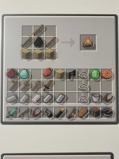 Crafting table magnet