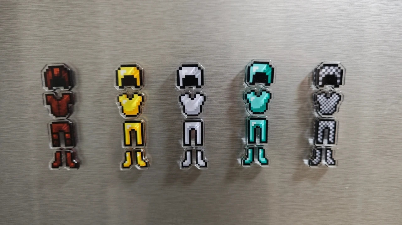 Crafting table magnet