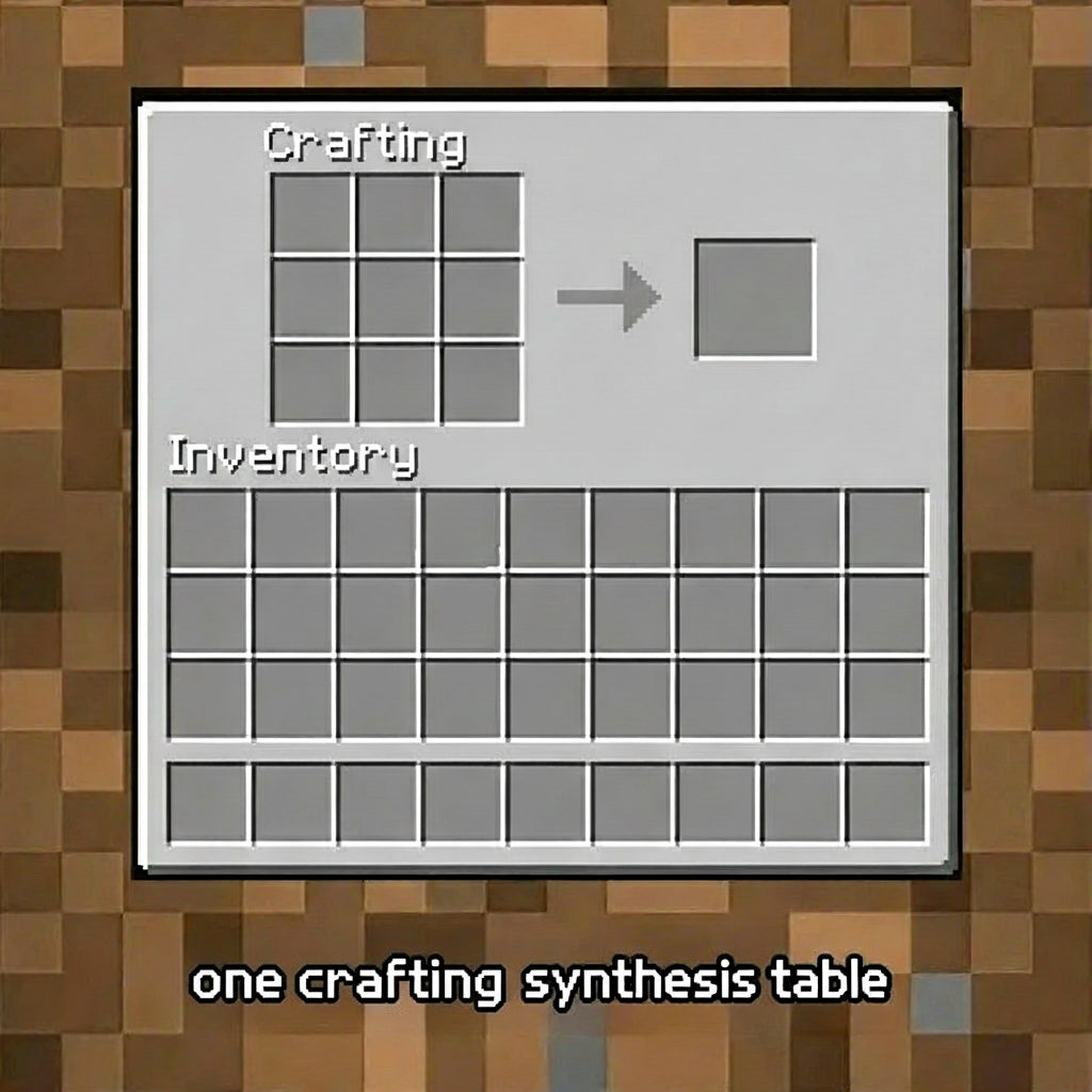 Crafting table magnet